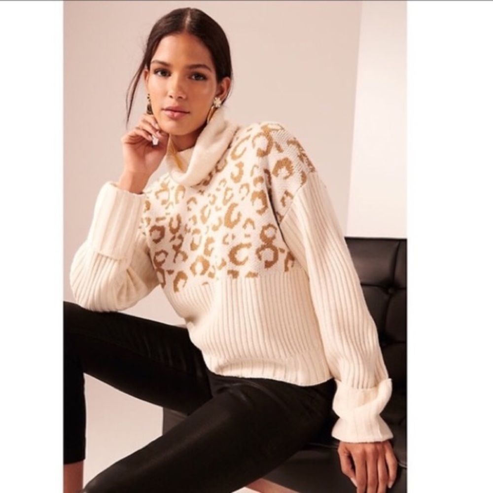 Nine West Cheetah Sweater